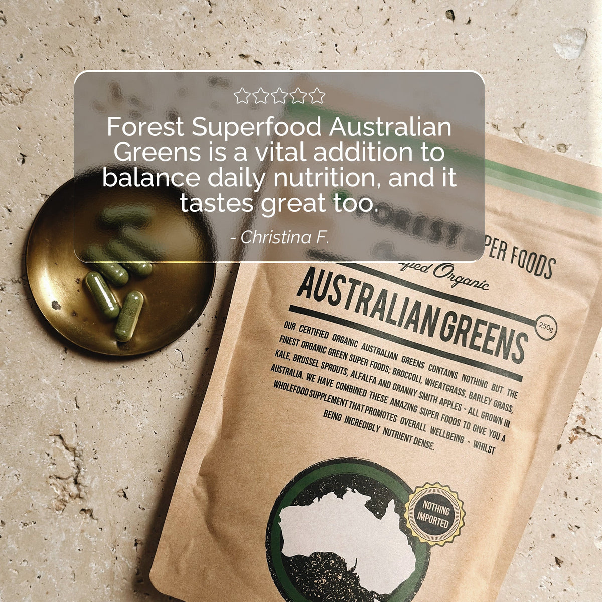 Australian Greens Whole Food Capsules