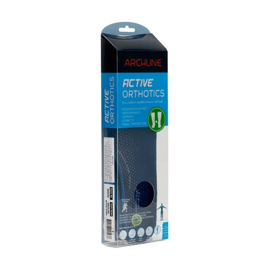 Archline Orthotic Insoles Sport Active – Full Length (Unisex) Plantar Fasciitis Foot Pain Relief