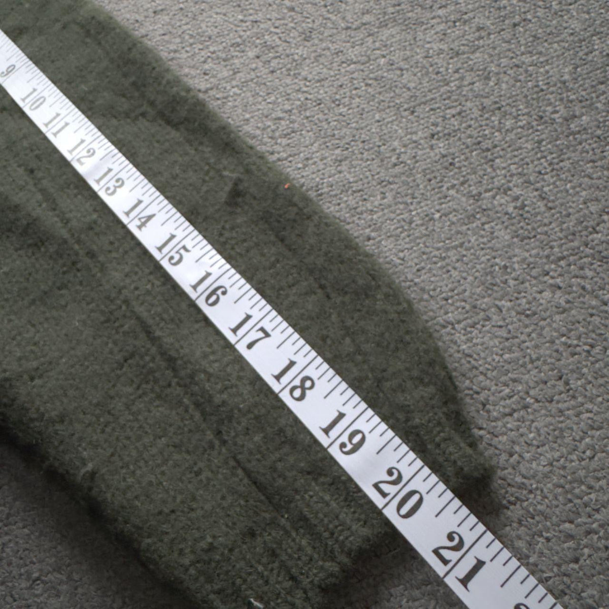 Vintage 90s Maurices Wool Sweater Size M Green and grey wool knit
