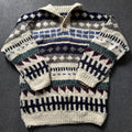 Rare Vintage Handmade Ecuadorian Wool Sweater XL