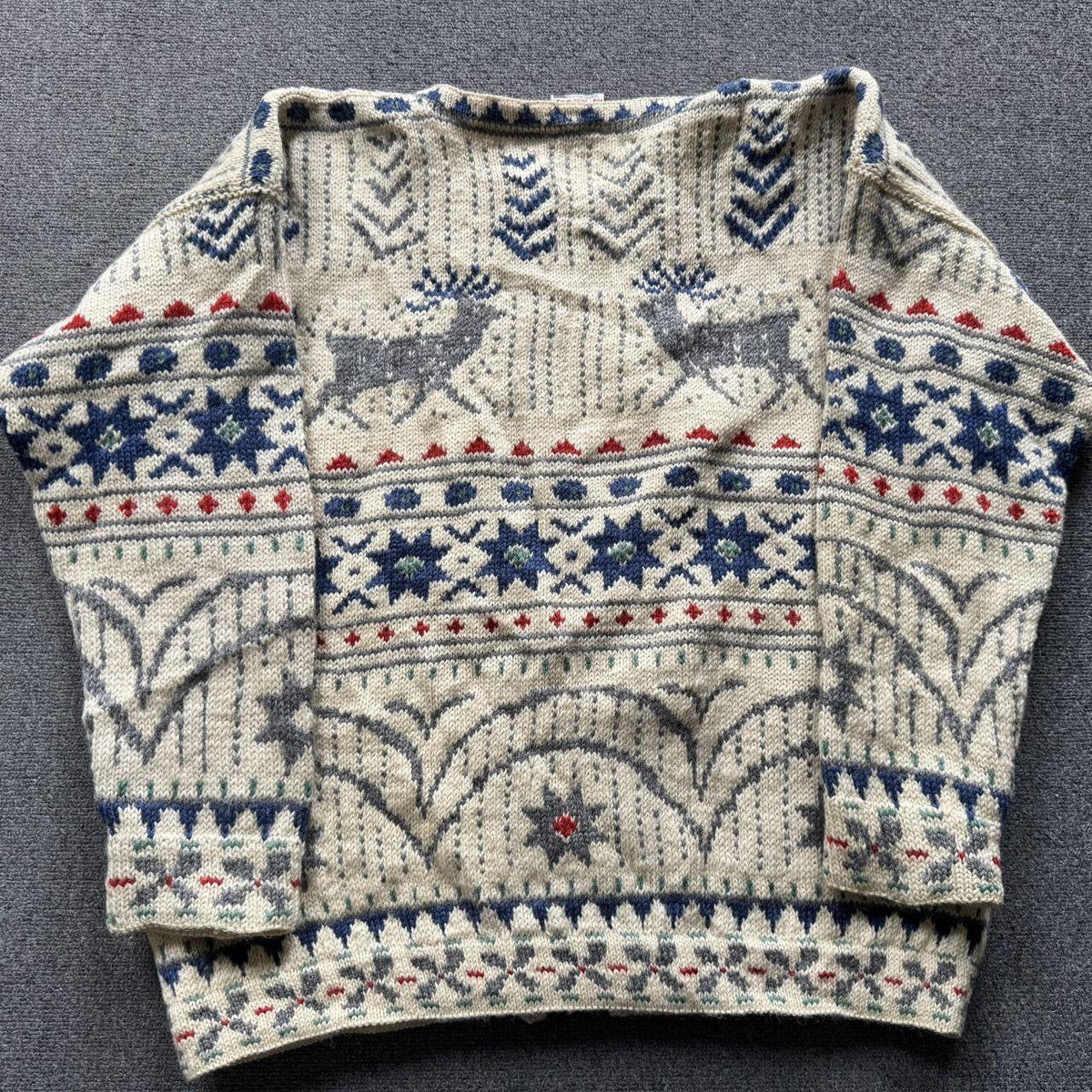 Vintage Dale of Norway Cream Wool Cardigan