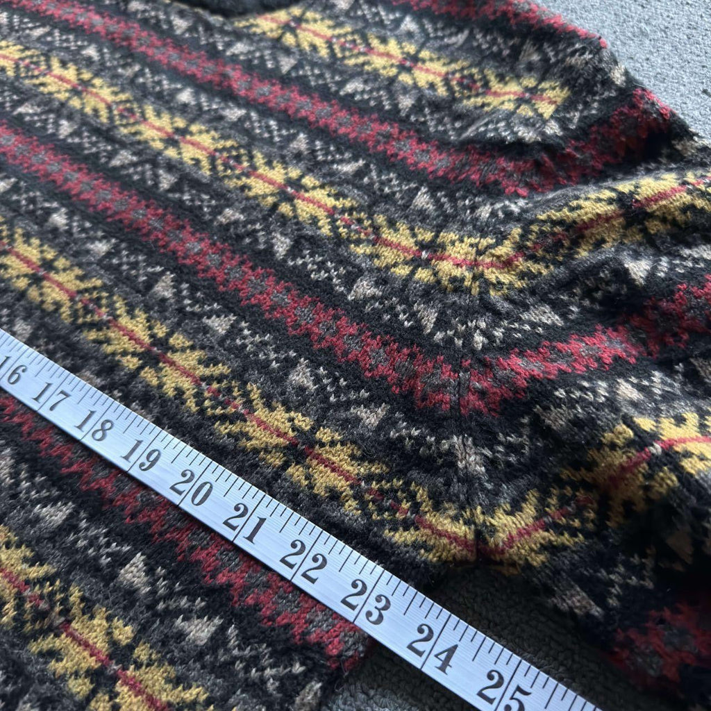 Vintage Nautica Fair Isle Wool Blend Sweater XL