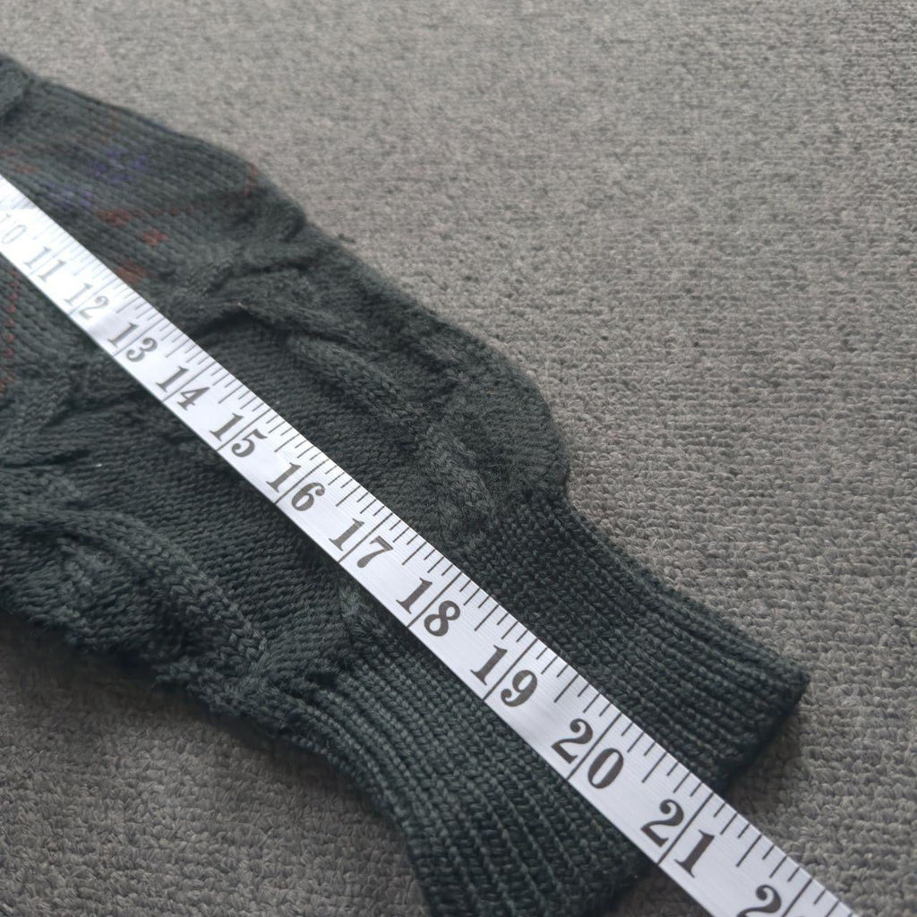 Vintage Waldi Dark Green Wool Jumper Size M