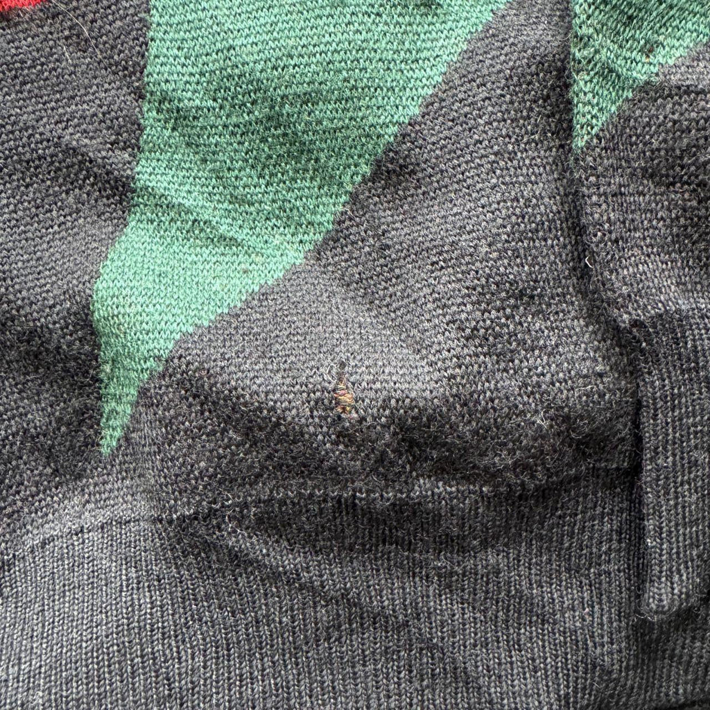 Vintage 90s ST Paradiso Black Collared Sweater L