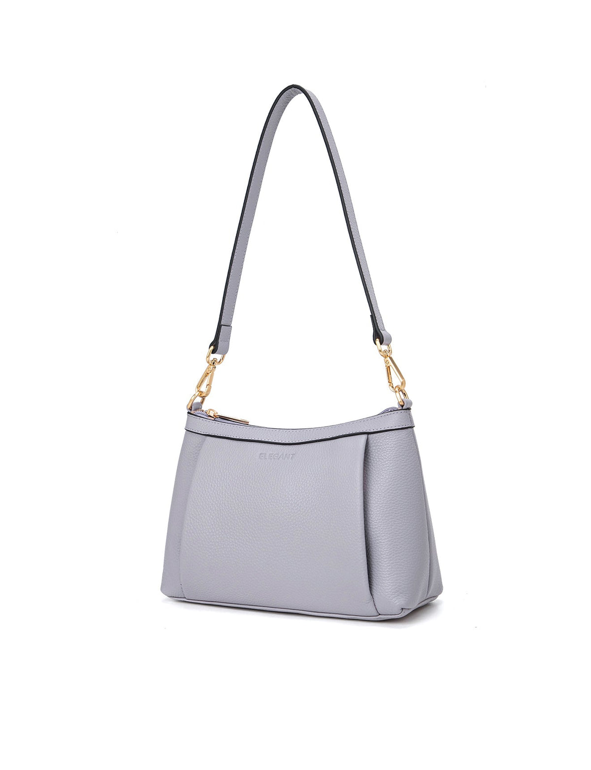MARCIA LEATHER XBODY BAG- BLACK- E1-0830-CORNFLOWER