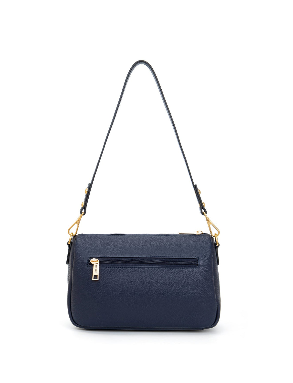 GABBY MULTI CMPT LEATHER XBODY BAG- E1-0856-NVY