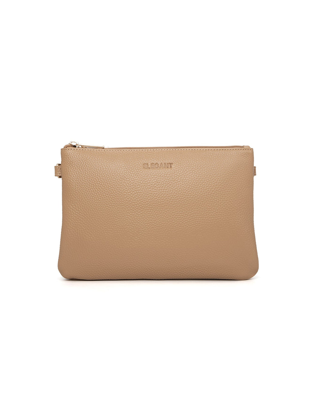 HOPE MULTI COMPARTMENT LEATHER XBODY BAG- E1-1010-CAM- NEW IN