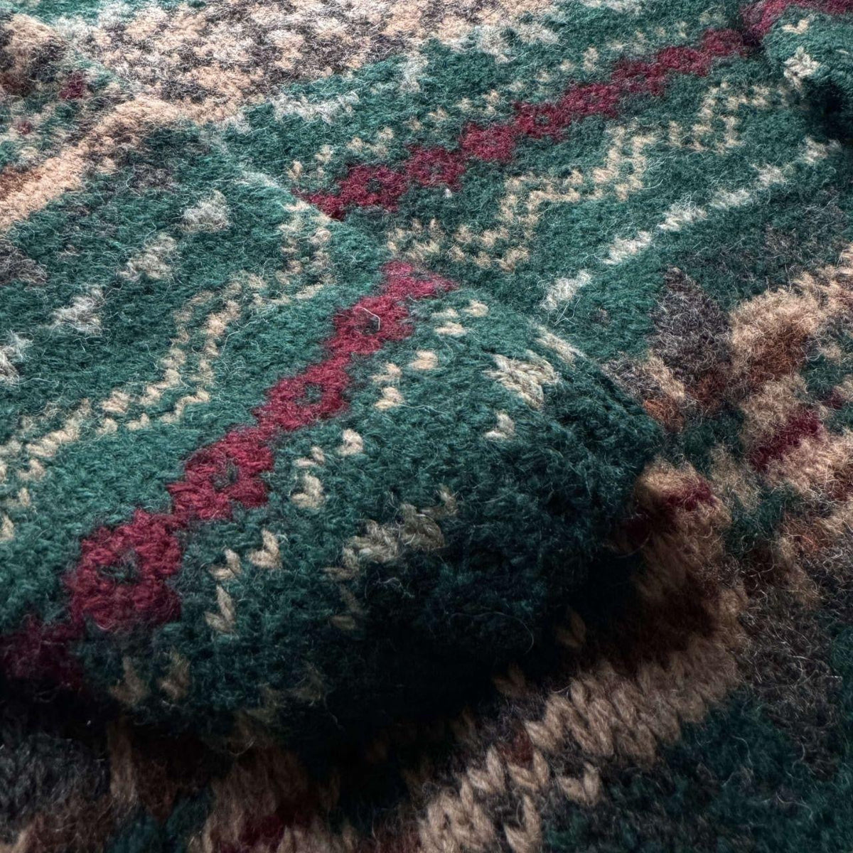 Vintage Jos J Oliver Green Wool Sweater L