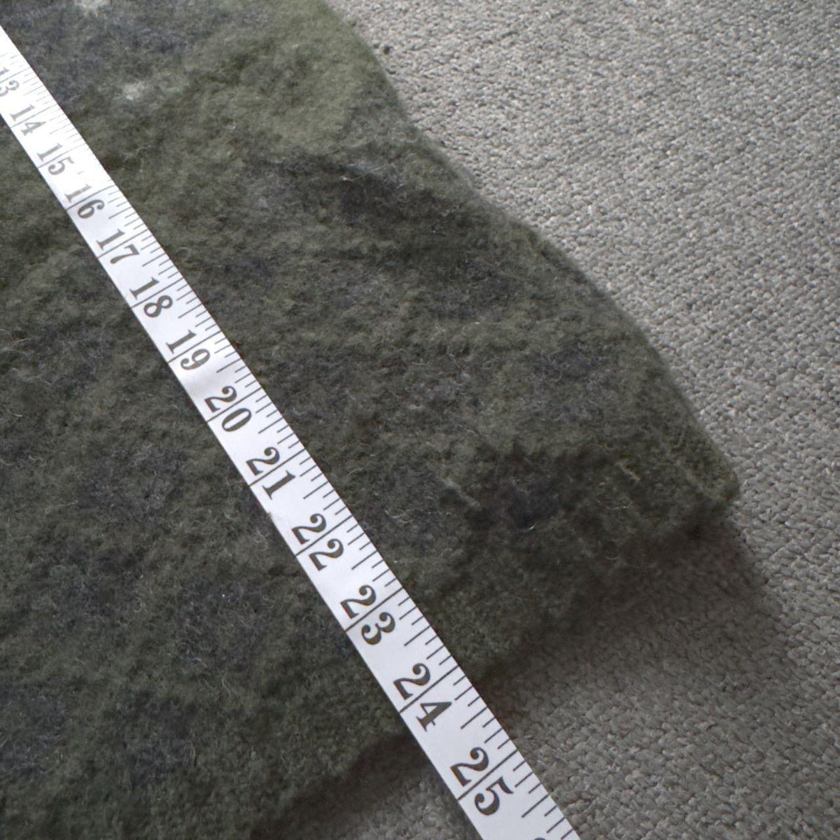 Vintage 90s Maurices Wool Sweater Size M Green and grey wool knit