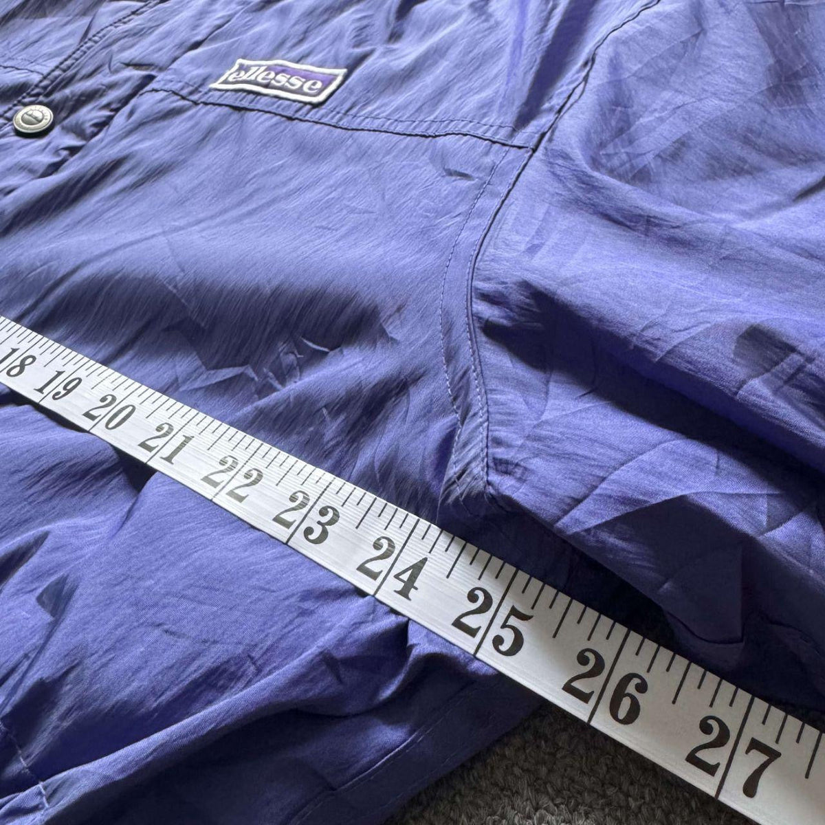 Vintage Ellesse Violet Ski Jacket M - Retro Windbreaker