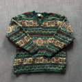 Vintage Jos J Oliver Green Wool Sweater L