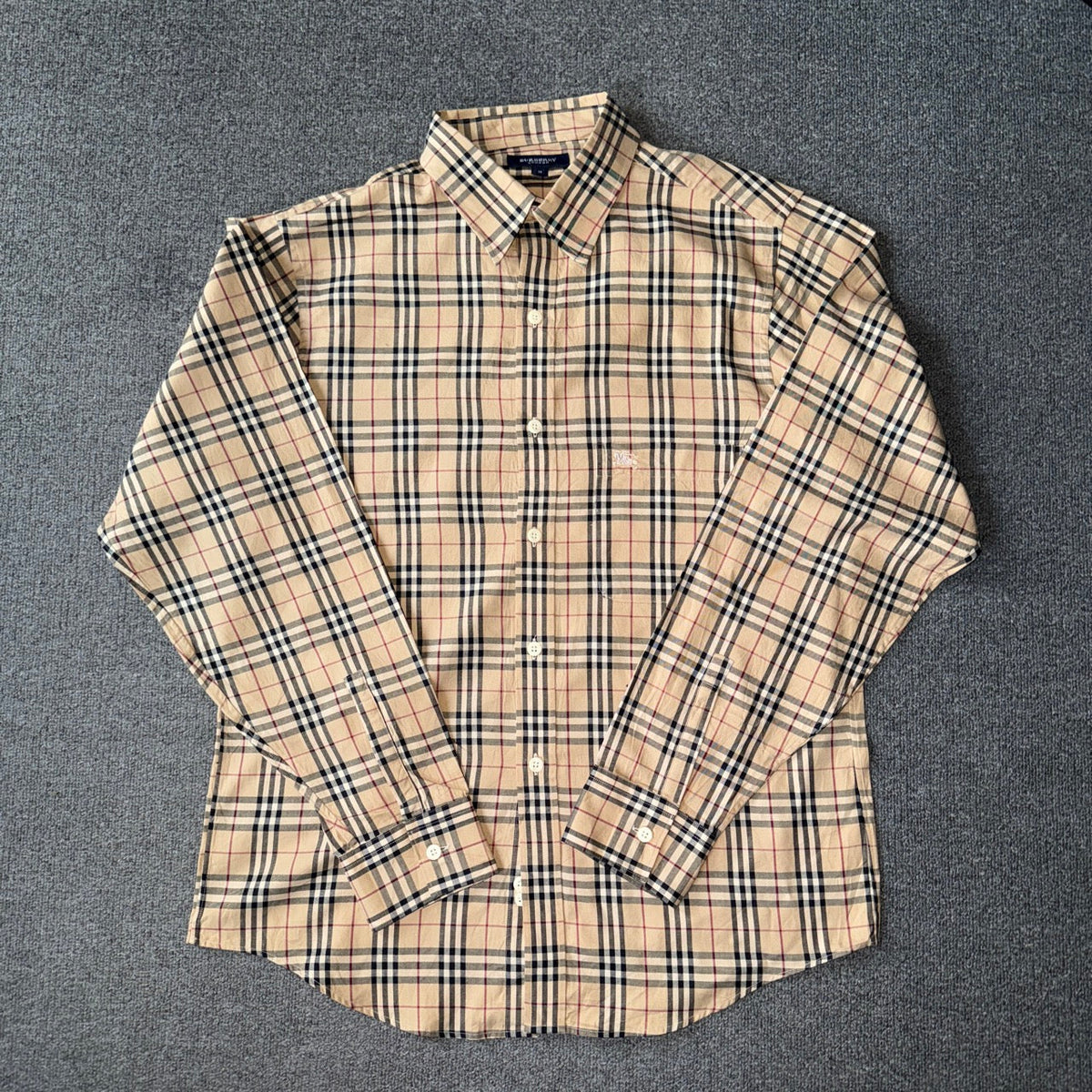 Burberry Signature Checkered Button Up Shirt
