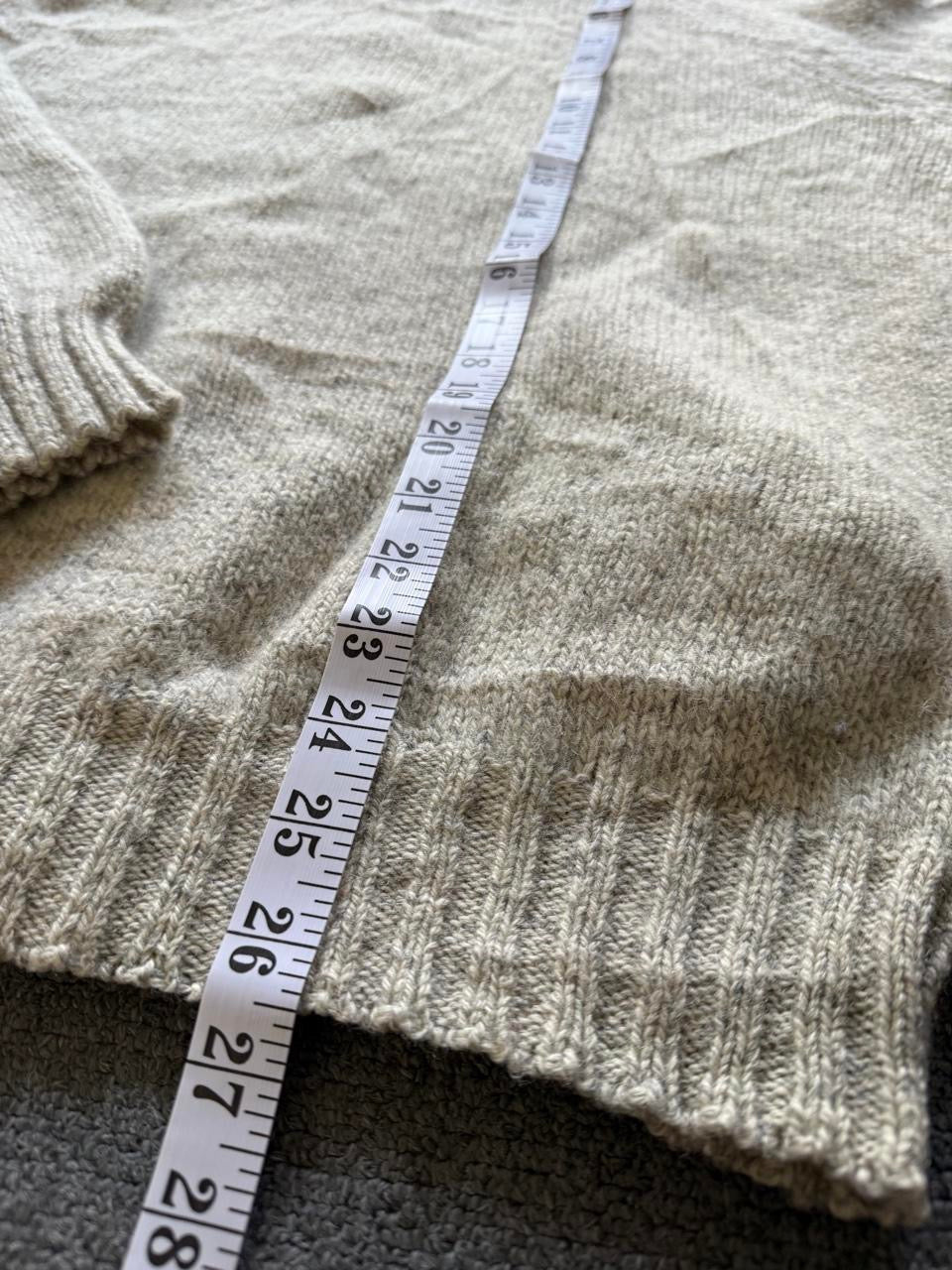 Aratex Cream Zip up woolen cardigan