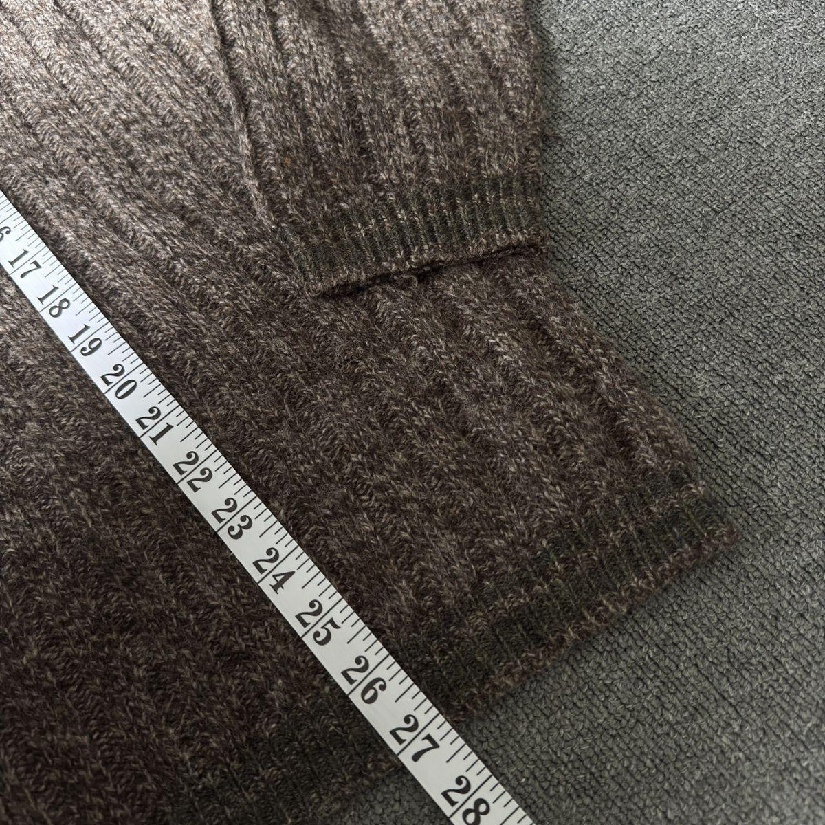 Vintage Shaver Lake Shetland Wool Sweater - Brown - Large