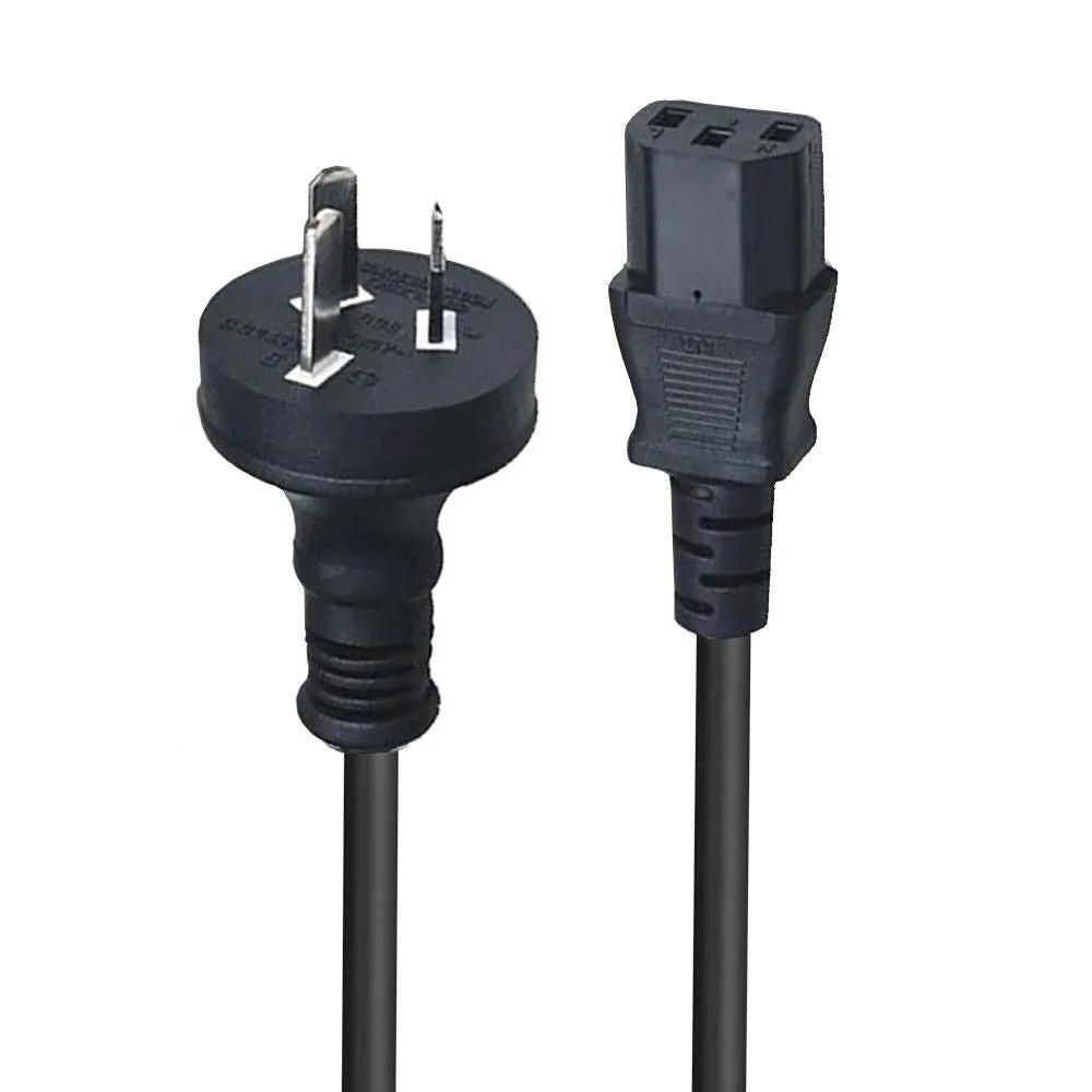 1m Australian 3-Pin Power Cord to IEC-C13 Kettle Plug – RCM Approved Cable for Monitors, PCs, NVRs & Electronics