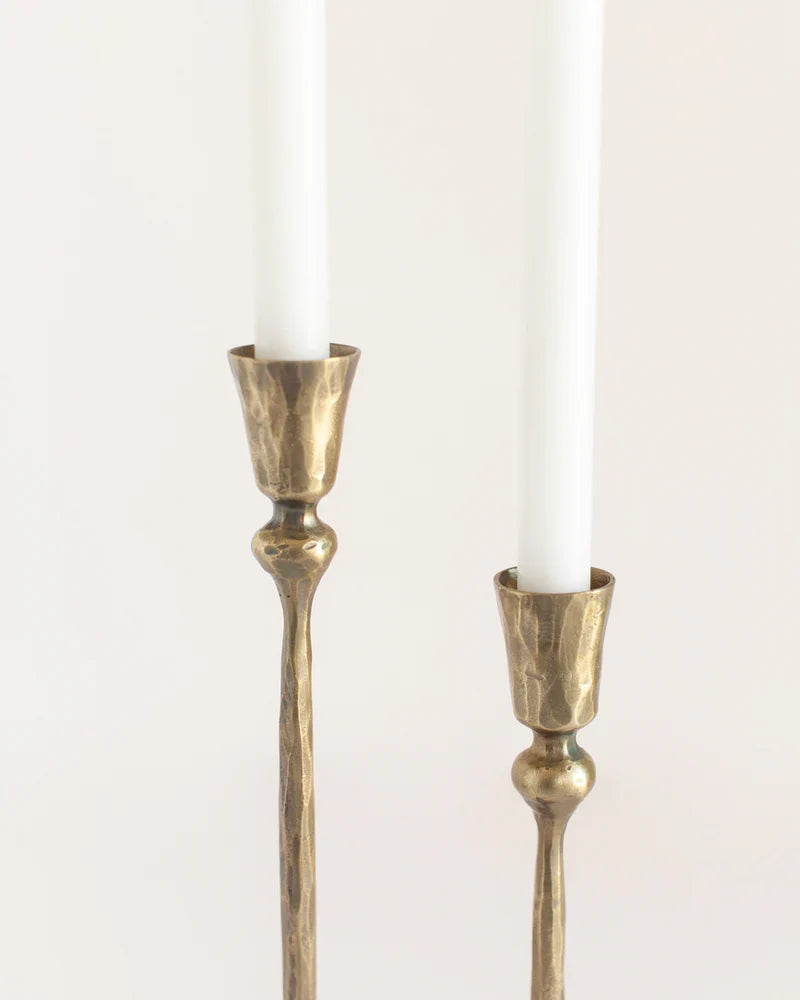 Gemini Hand Forged Iron Candlestands