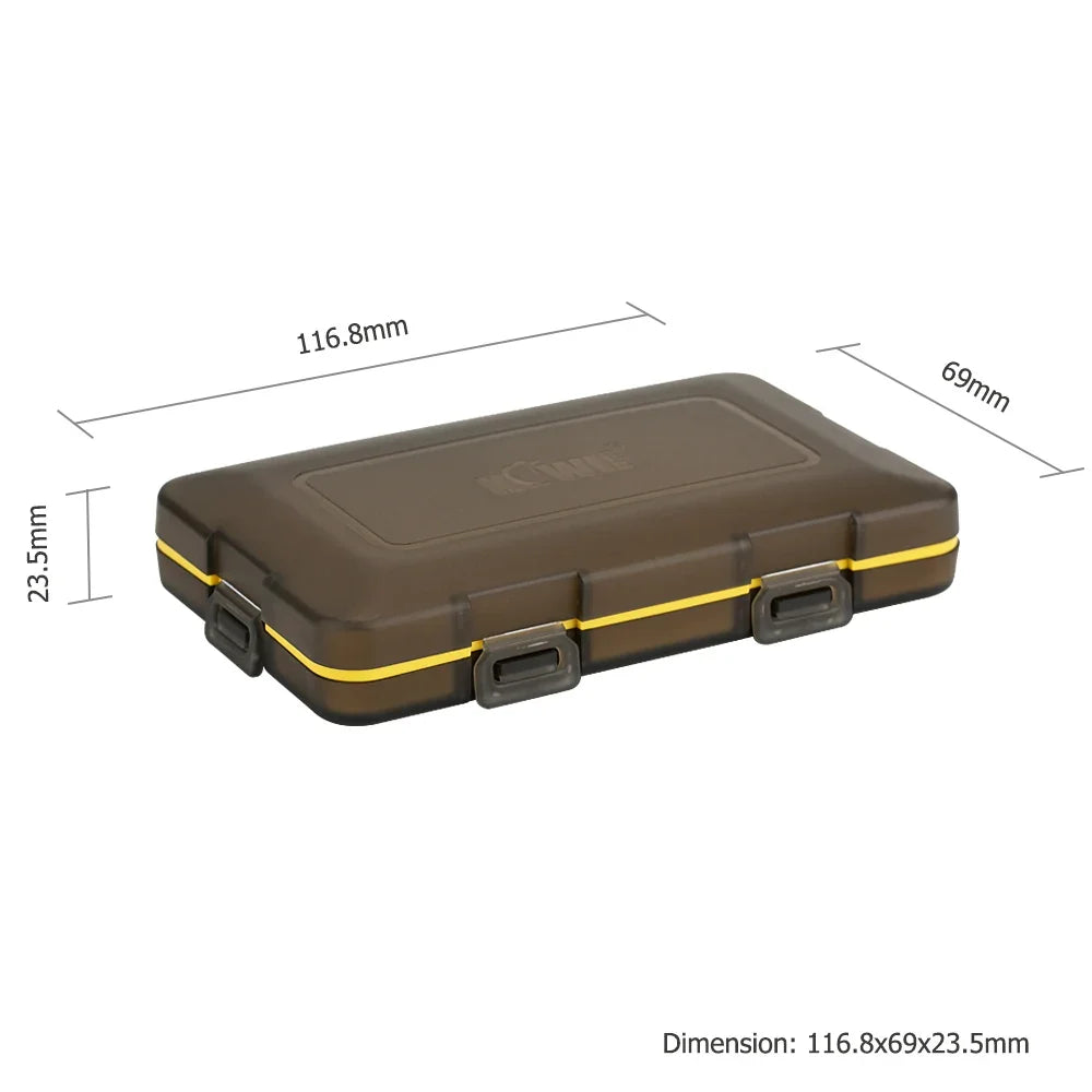 AA Battery Storage Case Holder Organizer Compact PC Battery Box for 8pcs AA or 14500 Batteries Water-Resistant and Easy to Carry