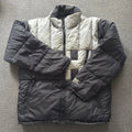 Helly Hansen Colorblock Puffer Jacket - Black & Silver (Size L)