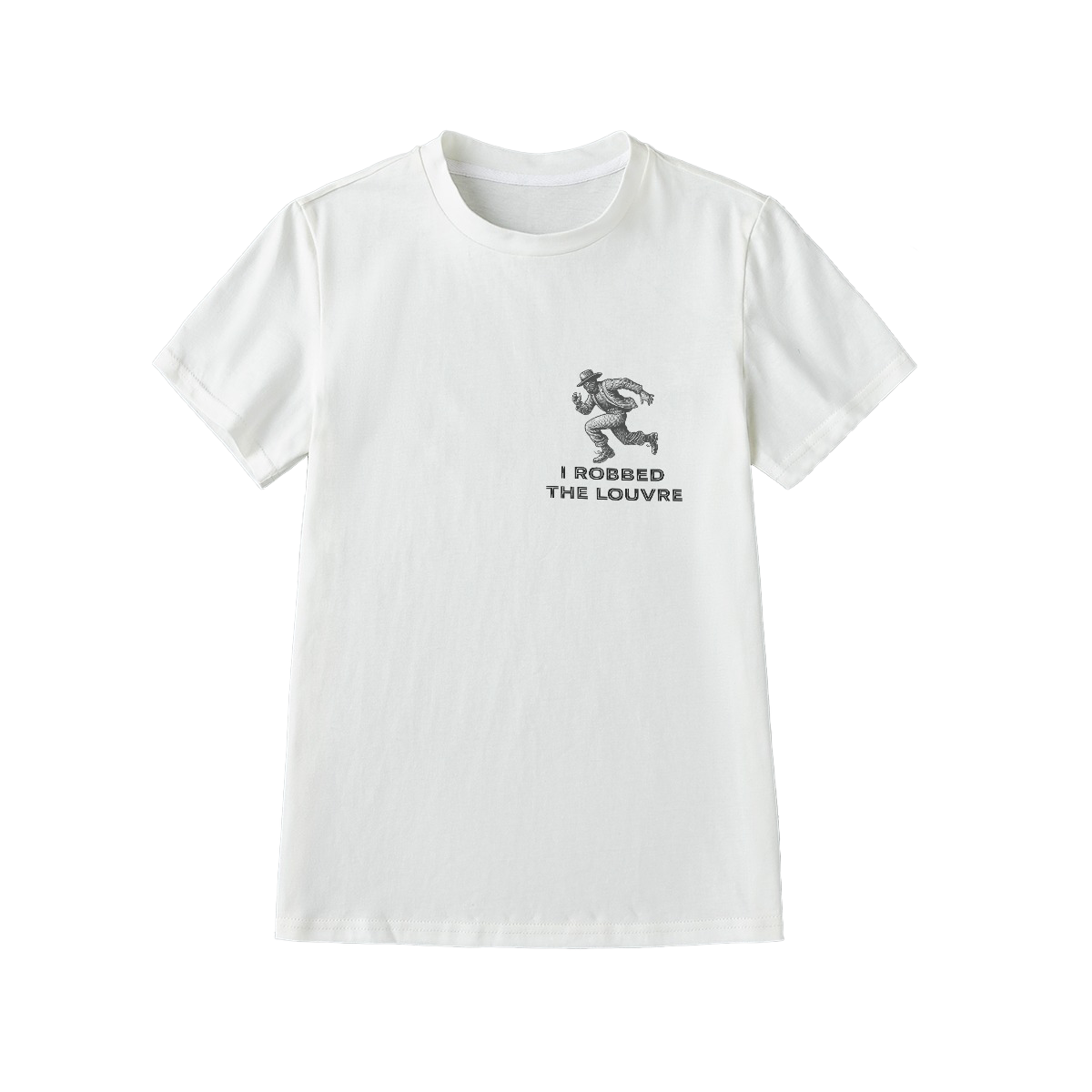 I Robbed The Louvre Chest Icon T-shirt