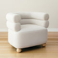 Logan Boucle Armchair - White