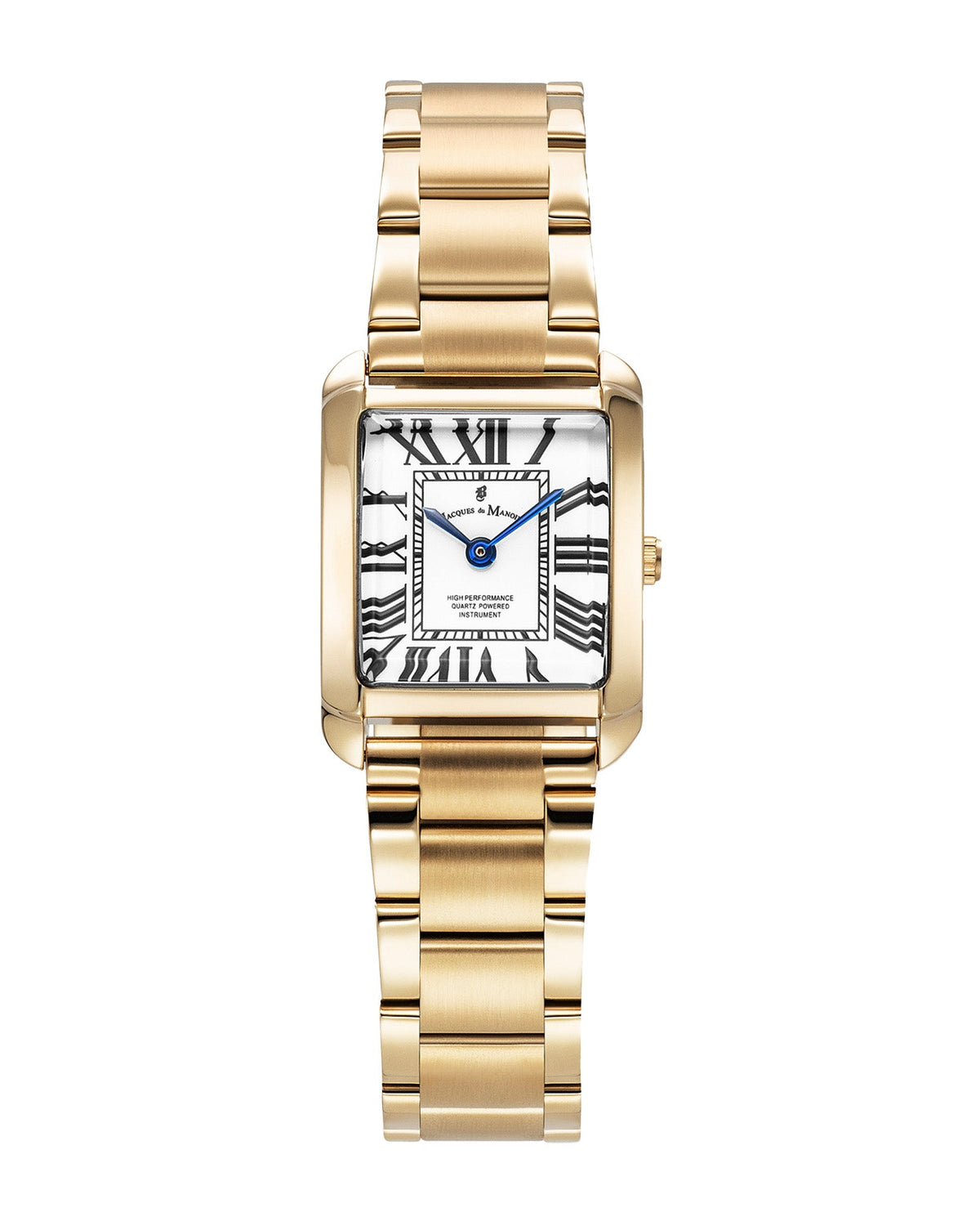 JDM Emily 22x19mm White Dial Gold Strap