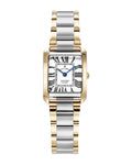 JDM Emily 22x19mm White Dial Two Tone Gold Strap