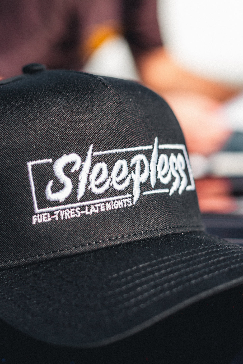 Sleepless Baseball Cap Black