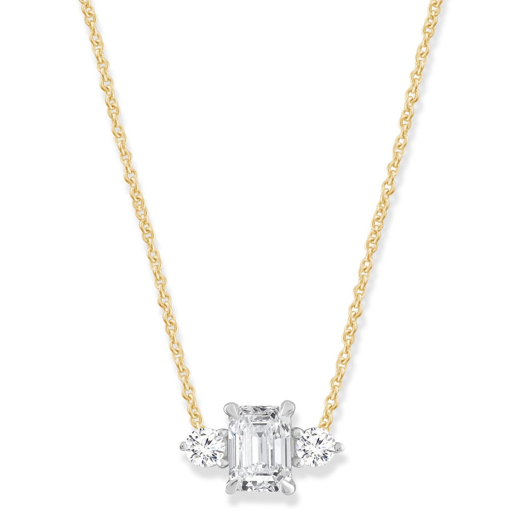 Diamond Necklace with 0.50ct Diamonds in 9K Yellow Gold
