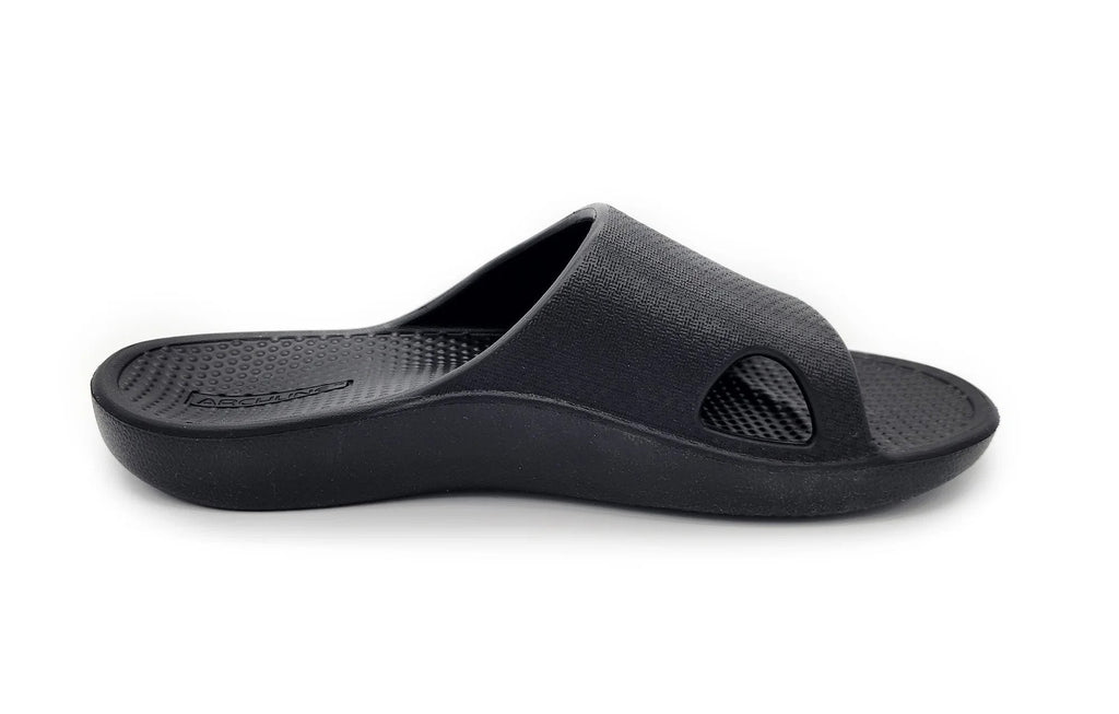Archline Rebound Arch Support Slides Unisex - Black