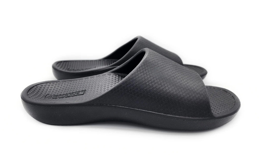 Archline Rebound Arch Support Slides Unisex - Black