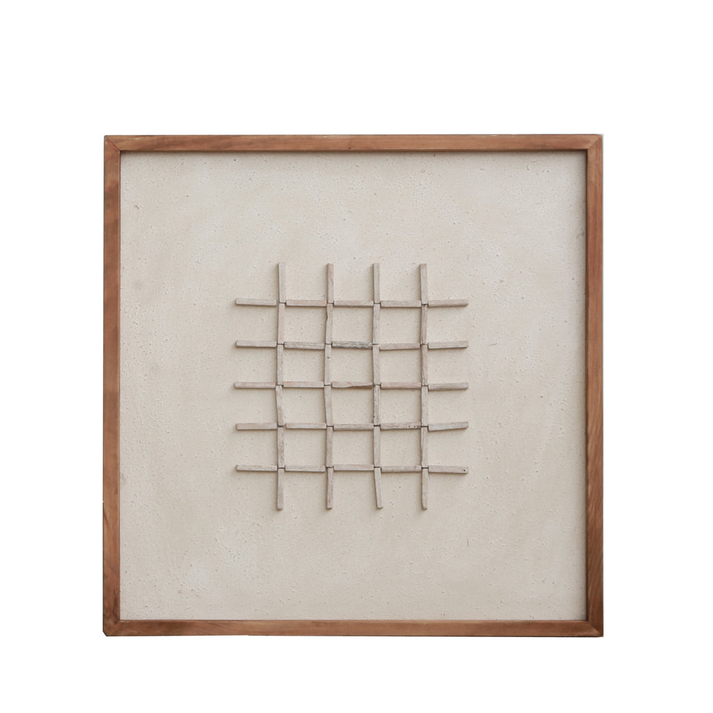 Rustic Reverie Light - Ready To Hang Wall Art - 62x62cm