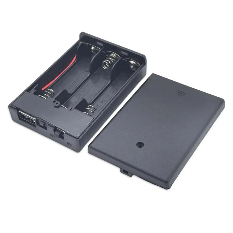 Hot Sale 3AA 4.5V Battery Box AA Battery Case AA Battery Holder With Switch AA Box 4.5V With Line Or With USB/Line