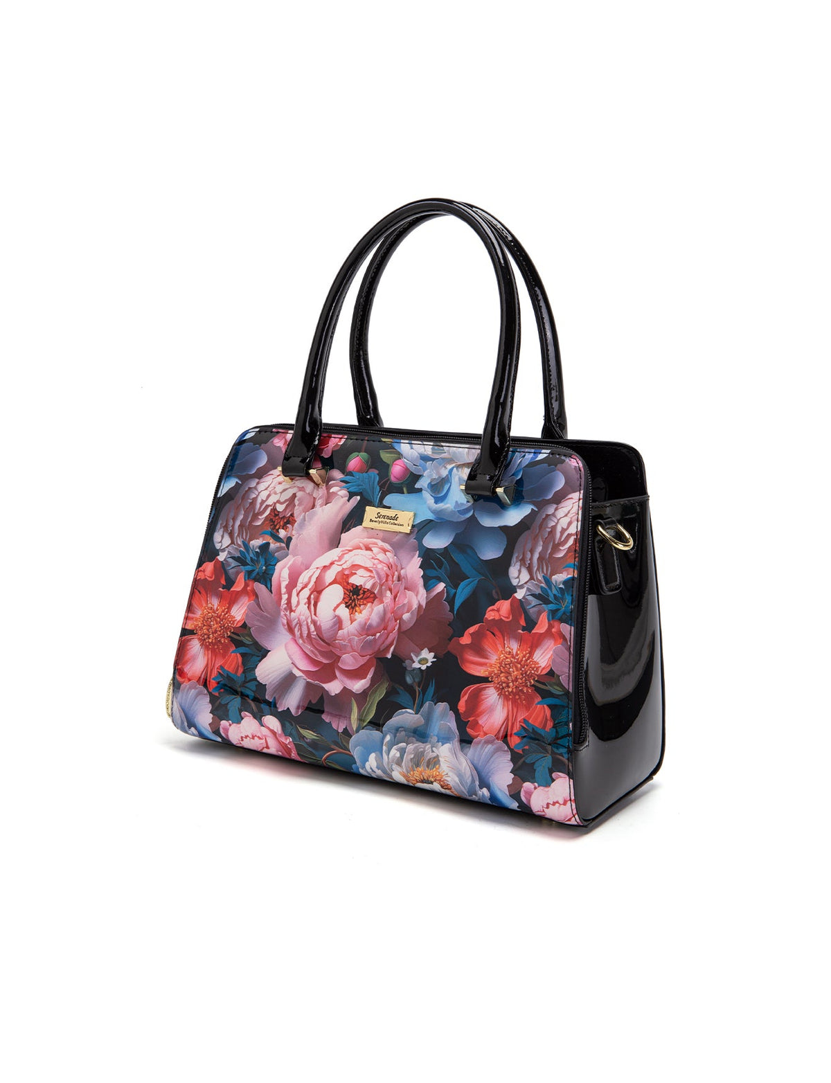 MARGUERITE GRIP HANDLE LEATHER BAG- SF14-0343-SALE