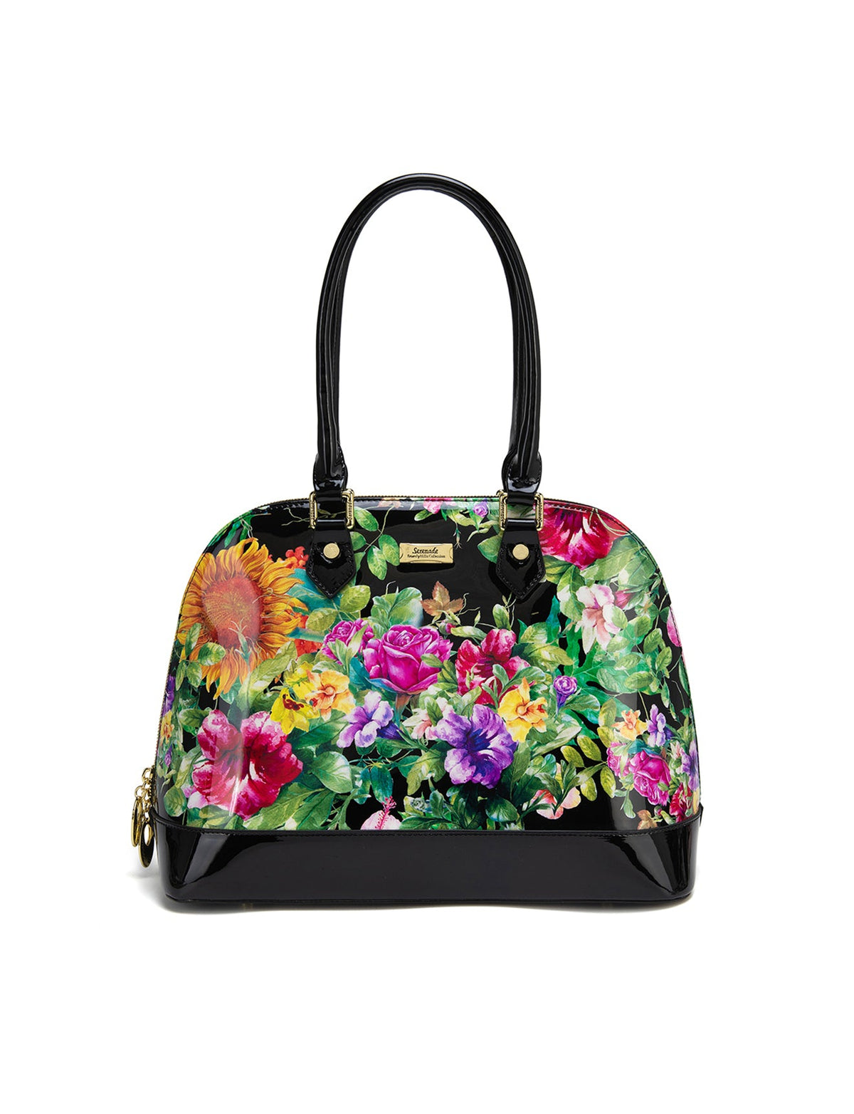 LAUREN  PATENT LEATHER DOME BAG- SF8-6801- SALE
