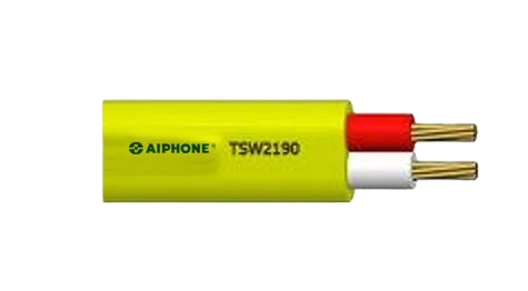 AIPHONE KB Wire Polyethylene Cable – 0.9mm Dia Conductor, Yellow, 100m Roll | Suits All Aiphone Video Intercoms