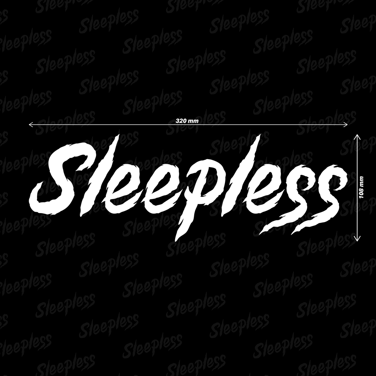 Sleepless Logo Sticker
