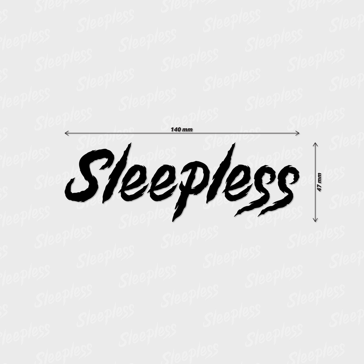 Sleepless Logo Sticker