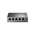 TP-Link TL-SF1005P 5-Port 10/100Mbps Desktop Switch with 4-Port PoE | Compact Plug-and-Play PoE Switch for Small Business and Home Networks