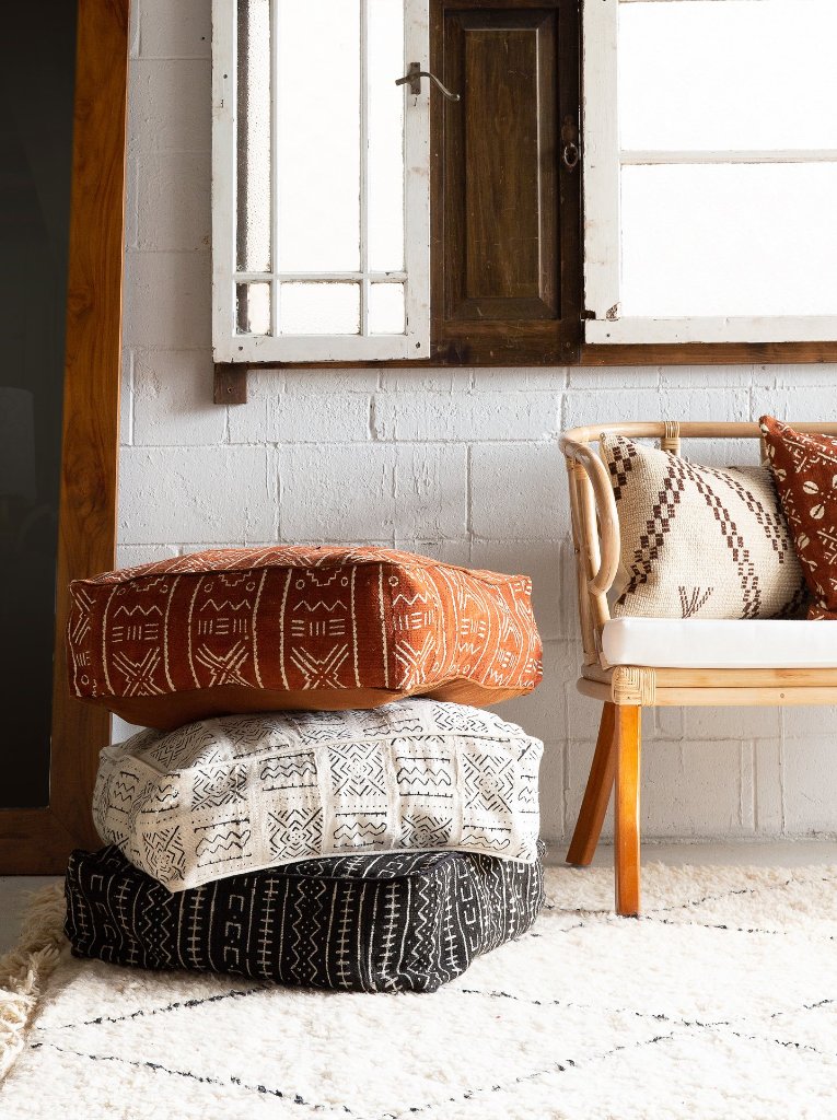 Mud Cloth Floor Cushions