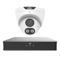 Uniview 5MP ColorHunter CCTV Kit Upto 4 x 5MP Full Colour IP Cameras with 4 Channel PoE NVR | 24/7 Colour Surveillance System