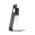 Magnetic Coffee Stirrer 0.4mm 7 Installed Pins Plus 0.25mm for Espresso Distribution Tool with Metal Stand for Barista Espresso (Black)