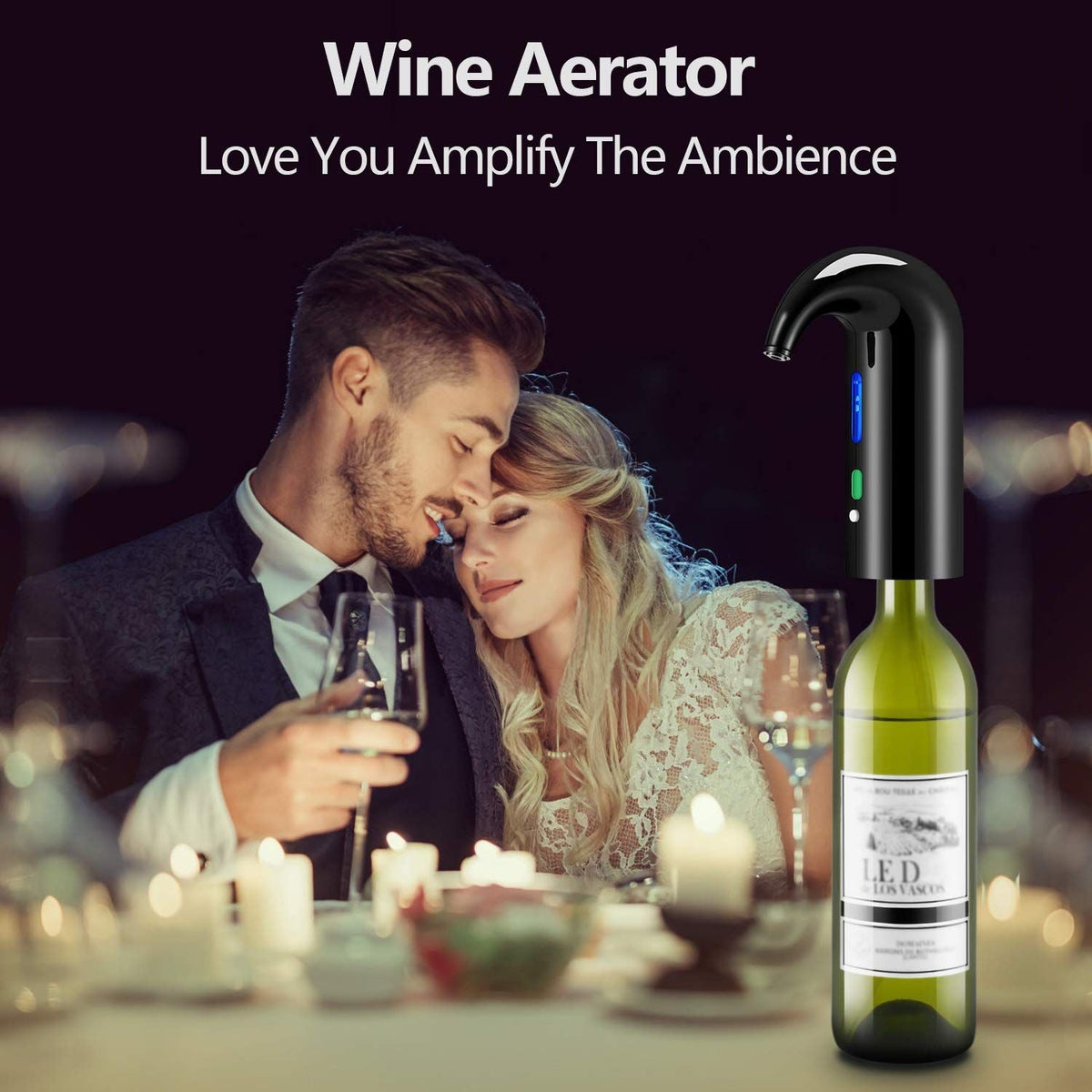 Electric Wine Decanter Best Sellers One Touch Red -White Wine Accessories Aeration Work with Wine