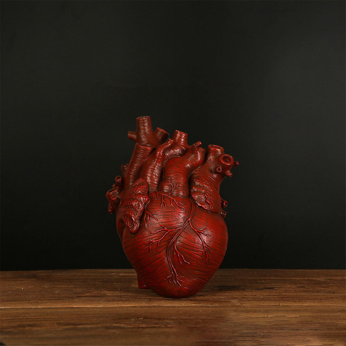 Vase Flower Vases Heart Shaped Decor Resin Flower Pot Modern Unique