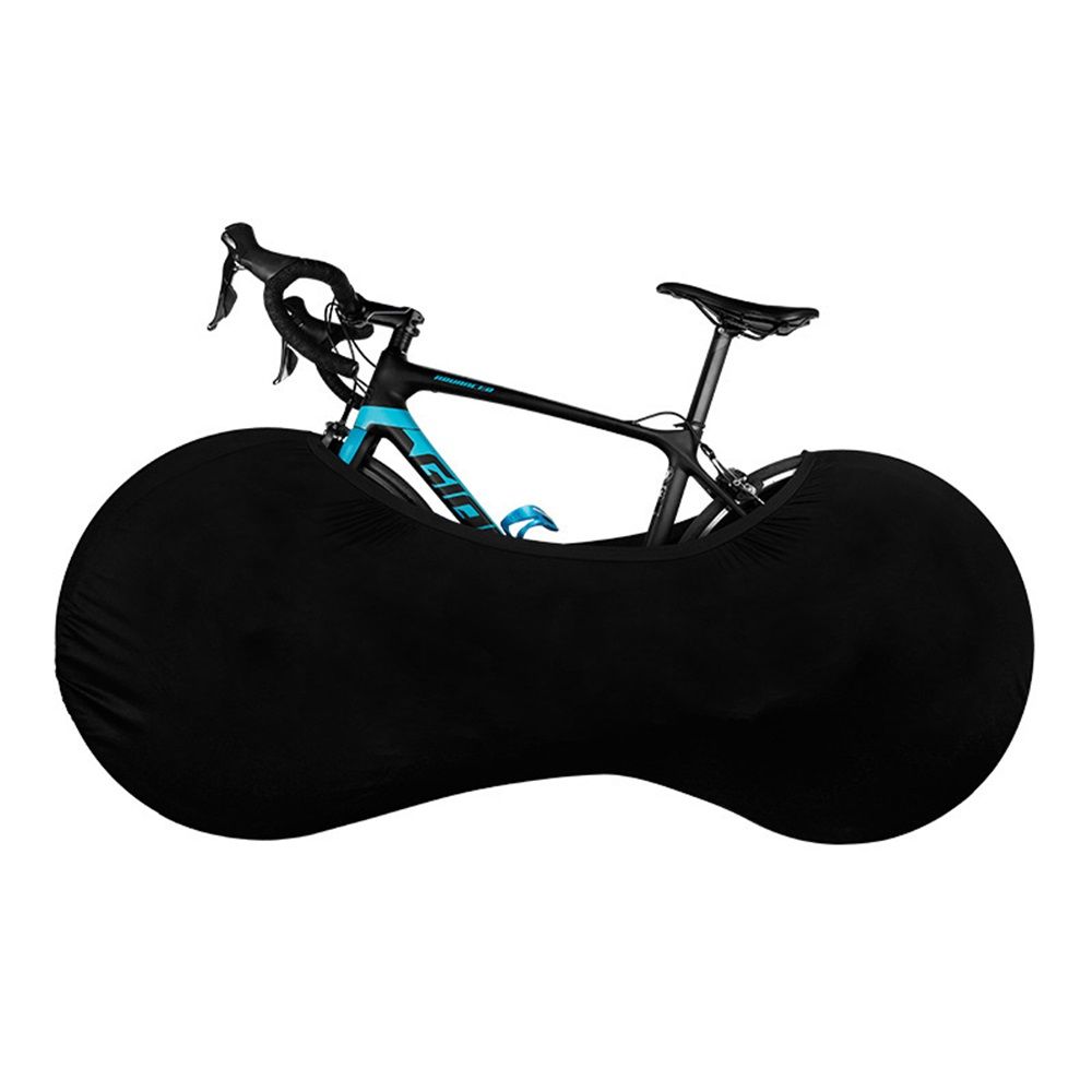Bike Wheel Cover Indoor Dust-Proof and High Elasticity Bicycle (Black)