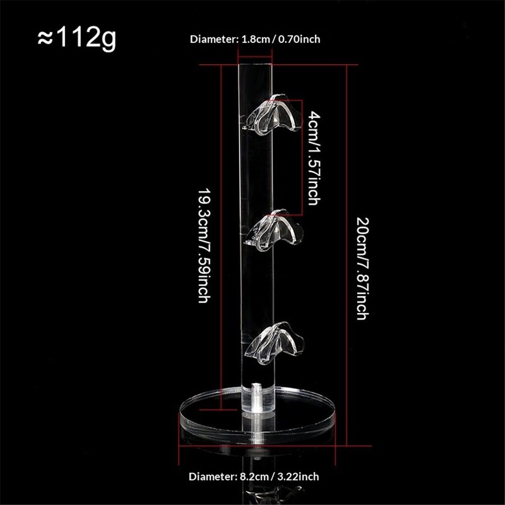 3 Layers Acrylic Sunglass Organizer Eyelasses Holder Sunglasses