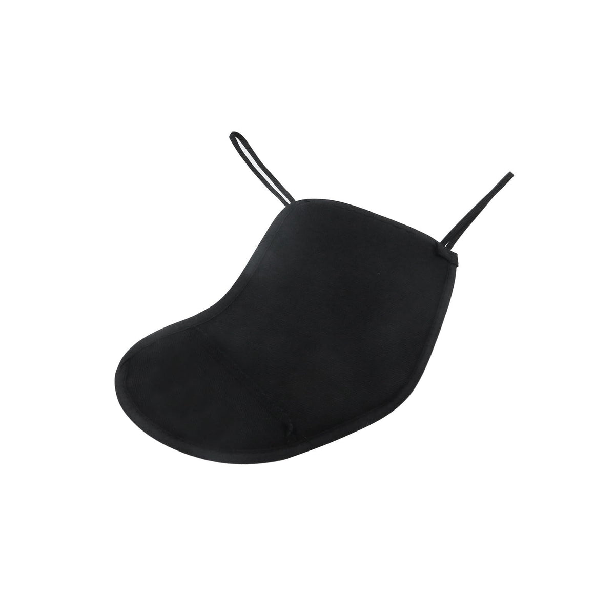 2 Pcs Violin Chinrest Pad 1/2 1/4 Cotton Chin Rest Cover Violin Shoulder to Practice Black (Style 2)