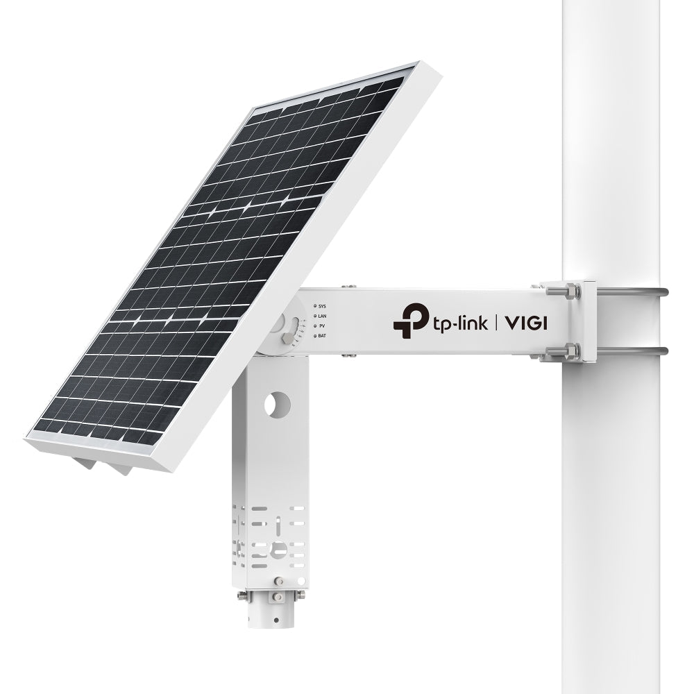TP‑Link VIGI SP6020 Intelligent Solar Power Supply System | 60 W Solar Panel + 20.8 Ah Battery | MPPT, Aux Heating, IP66