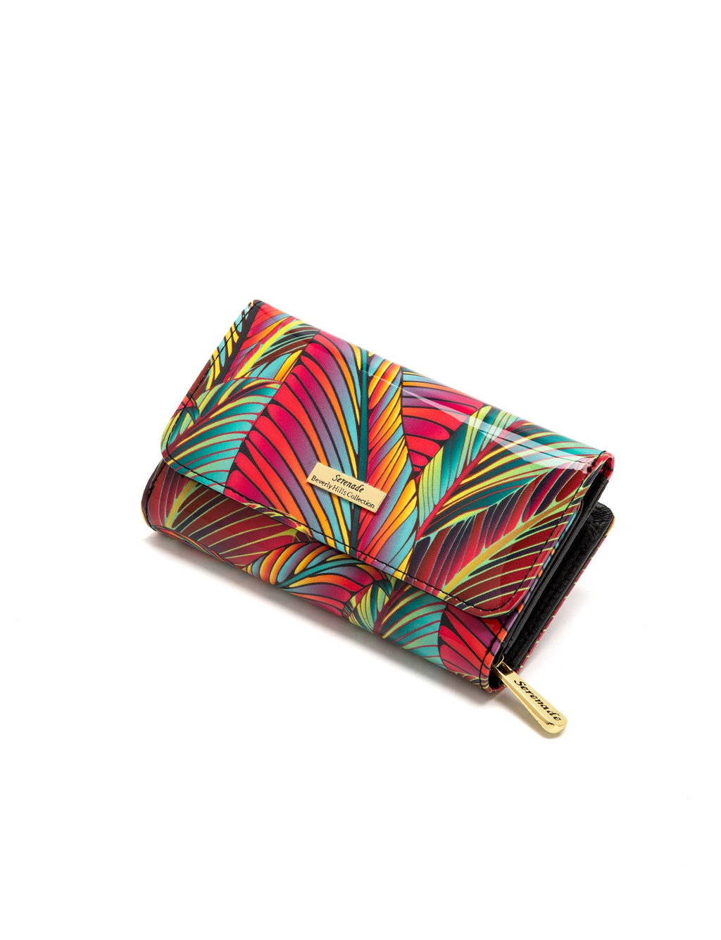 AMAZON MEDIUM PATENT LEATHER WALLET WITH RFID- WSF3902