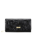 AMIRA LARGE  PATENT LEATHER WALLET WITH RFID- WSF4501-BLK