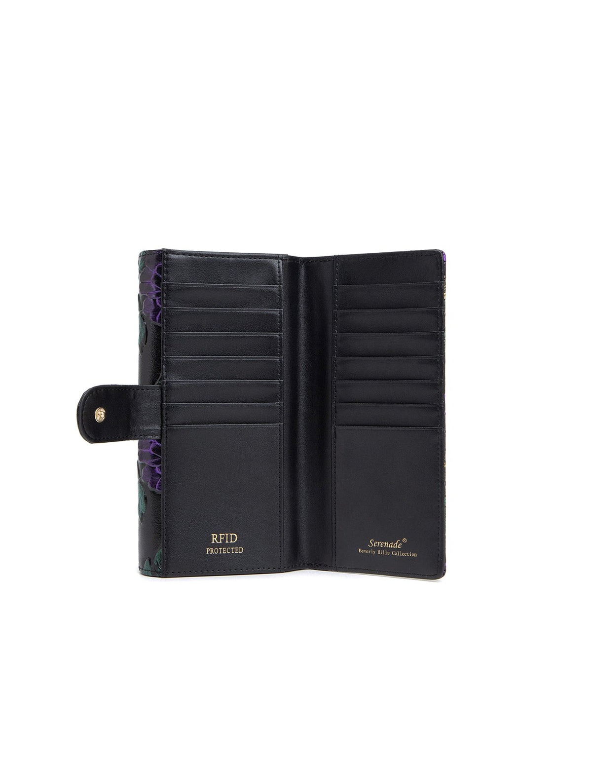 VINCENT LGE RFID HAND PAINTED LEATHER WALLET- WSN9801